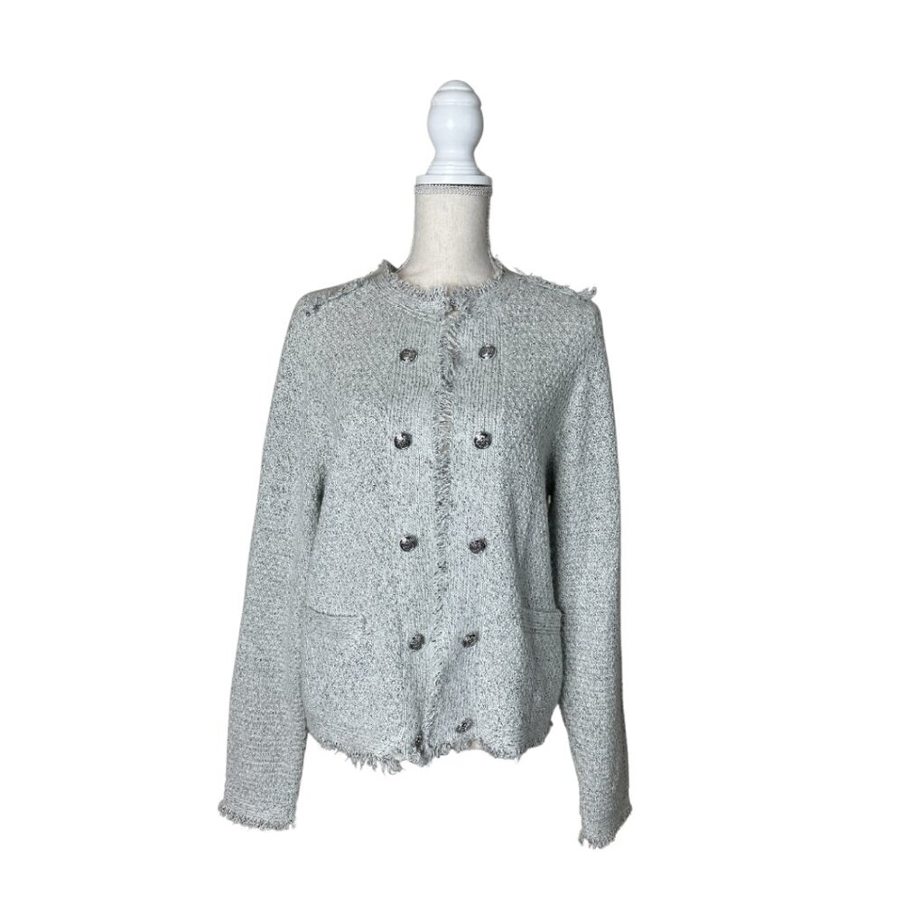 Grey INC Button Up Cardigan Size L